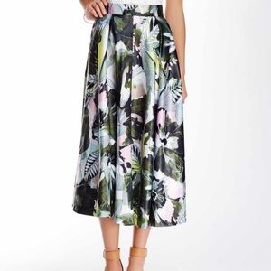 Rome & Juliet couture a-line midi skirt